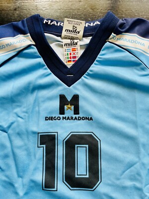 Brand New Diego Maradona Milla Limited Edition Retierement Jersey