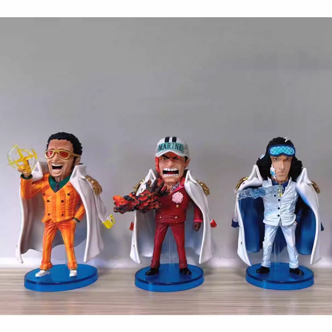 One Piece Three Generals Akainu Aokiji Kizaru Figure Garage jp | eBay