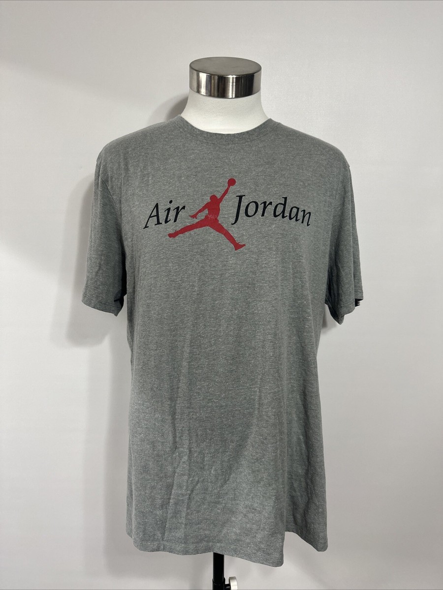 AUTHENTIC NIKE AIR JORDAN FLIGHT GRAY T-SHIRT CZ1767-091 XL GREY