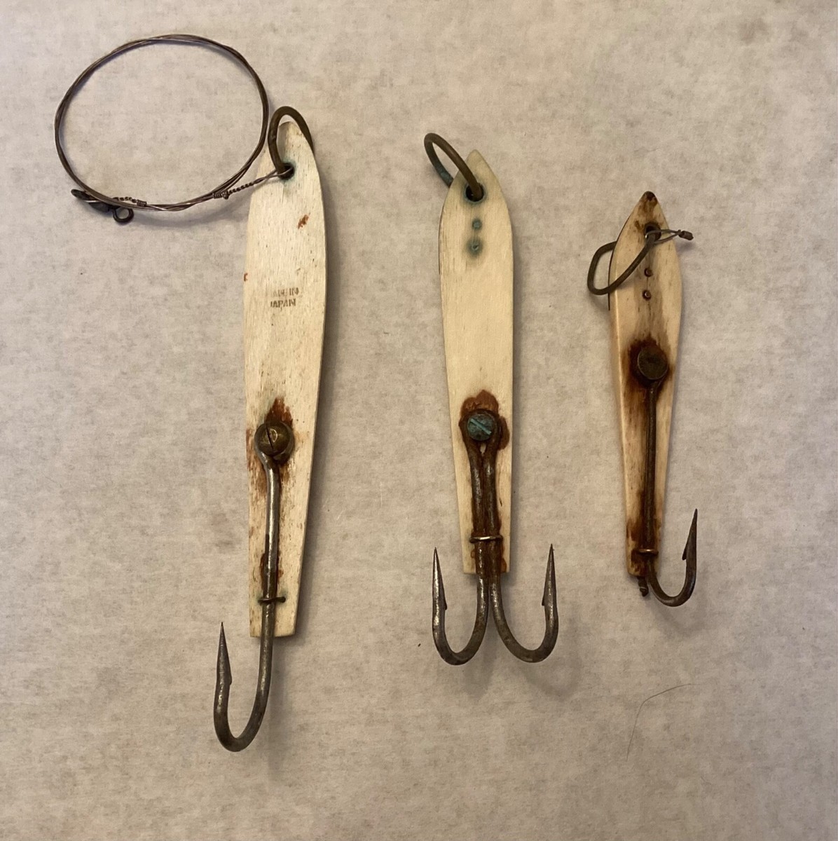 VINTAGE Japan made Bone Tuna Fishing Lure LOT OF 3 ORIGINAL | eBay