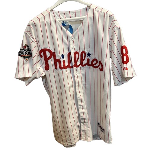 2008 World Series SHANE VICTORINO Philadelphia Phillies Jersey ! W