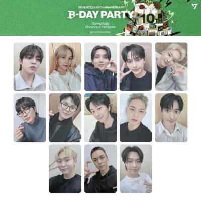 ON hand】SEVENTEEN 10th Anniversary B-Day Party Stamp Rally