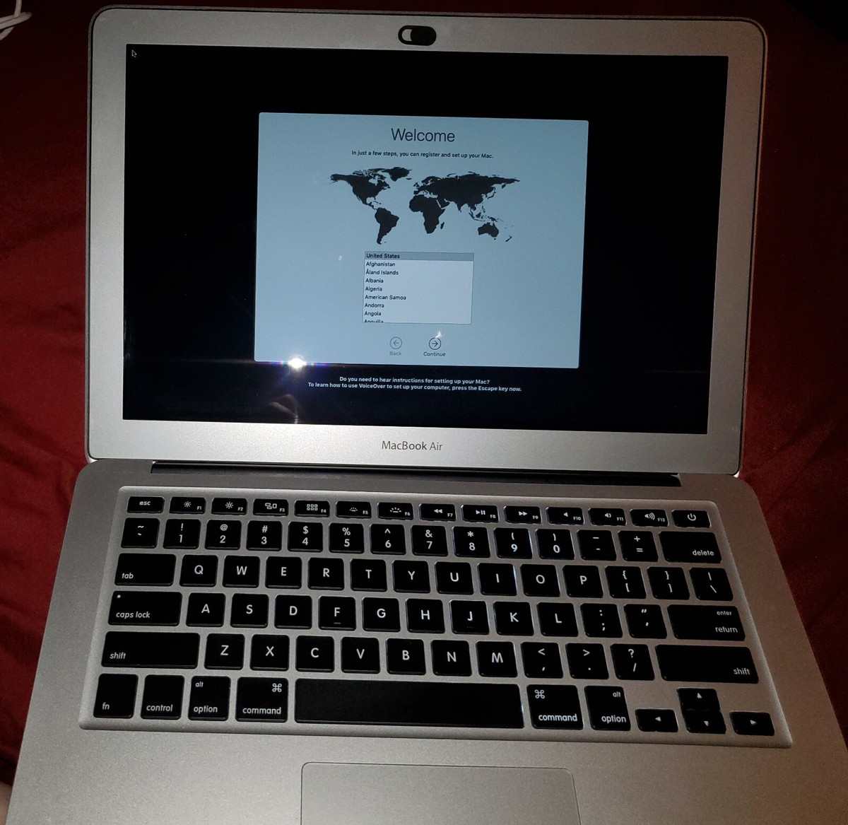 Apple MacBook Air 7.2 A1466 EMC 3178 Core i5-5350U 1.80 GHz 8 GB