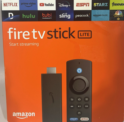 Amazon Fire TV Stick Lite Media Streamer - Black (B091G4YP57) for