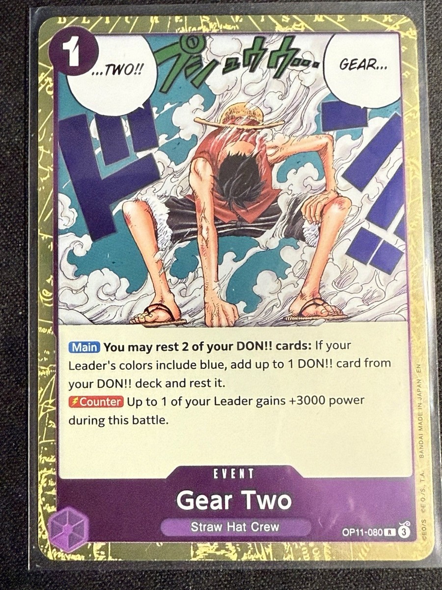 Gear Two “Straw Hat Crew” OP11-080 R One Piece TCG - A Fist Of