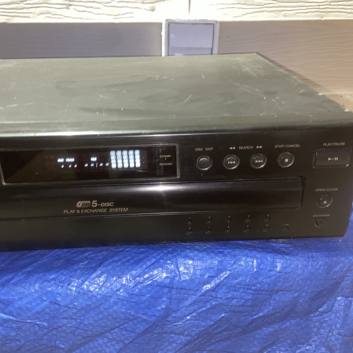 JVC XL-F252 Compact Disc Player Black Digital Display Automatic 5
