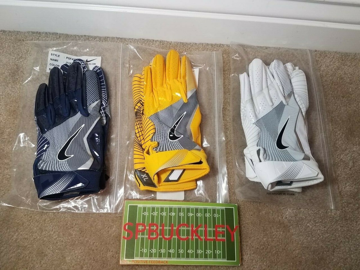 NIKE VAPOR JET 4 ADULT RECEIVERS FOOTBALL GLOVES, NFL ISSUED