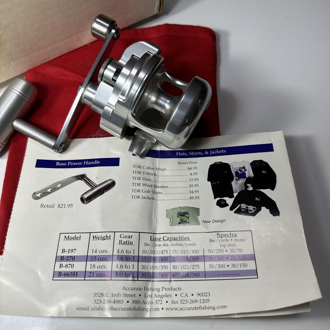 ACCURATE BOSS 197MAGNUM Bait Fishing Reel | eBay
