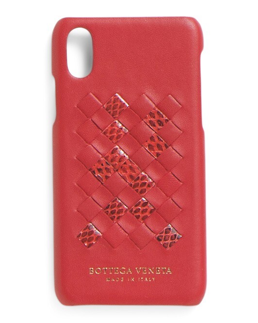 BOTTEGA VENETA Leather Iphone X Cell Phone Case | eBay