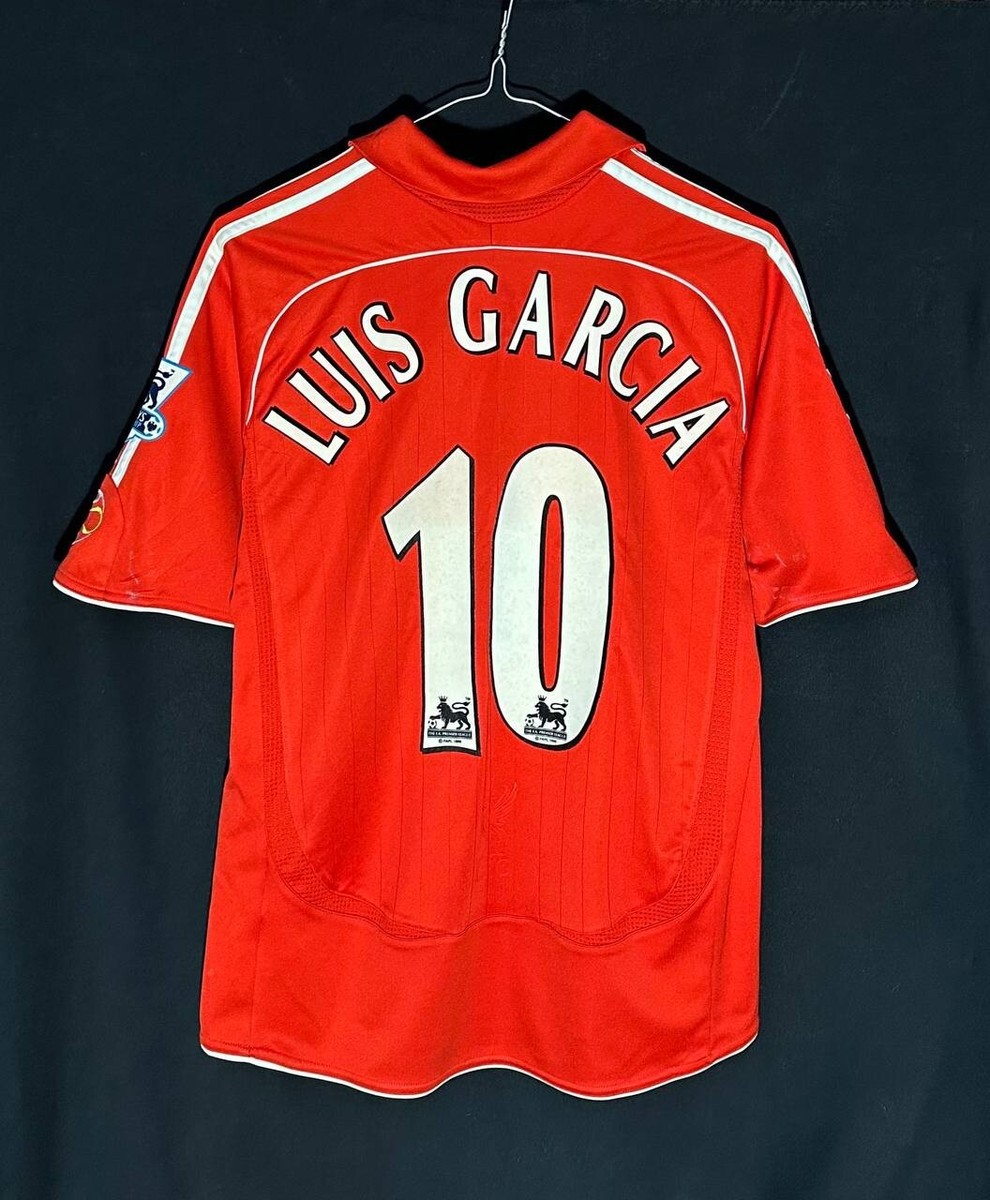 LIVERPOOL 2006 2008 HOME FOOTBALL SHIRT ADIDAS Premier League luis