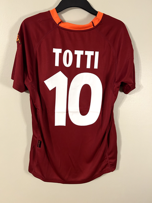 AS Roma Totti #10 VTG 2000/01 Kappa Home Jersey Football Soccer