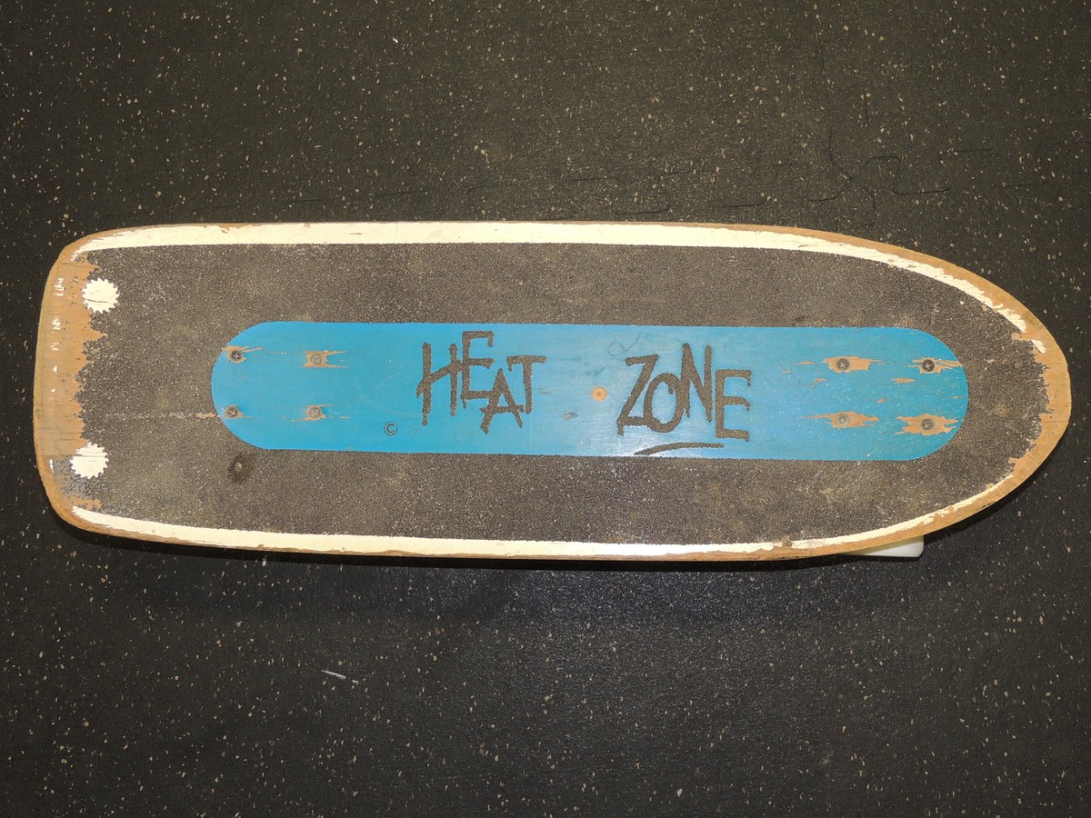 Vintage 1980s NASH Heat Zone Skateboard with 2nd Set of Wheels