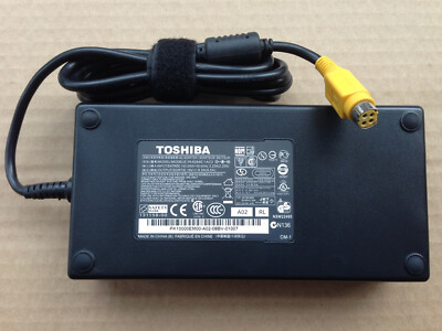 Original OEM Toshiba 180W 19V Cord/Charger Qosmio X75,PA5084E-1AC3