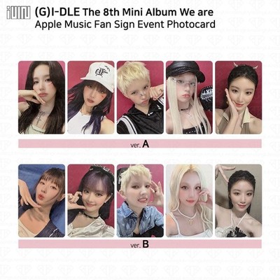 G)I-DLE IDLE I-DLE 8th Mini Album We are Applemusic Fan Sign Event