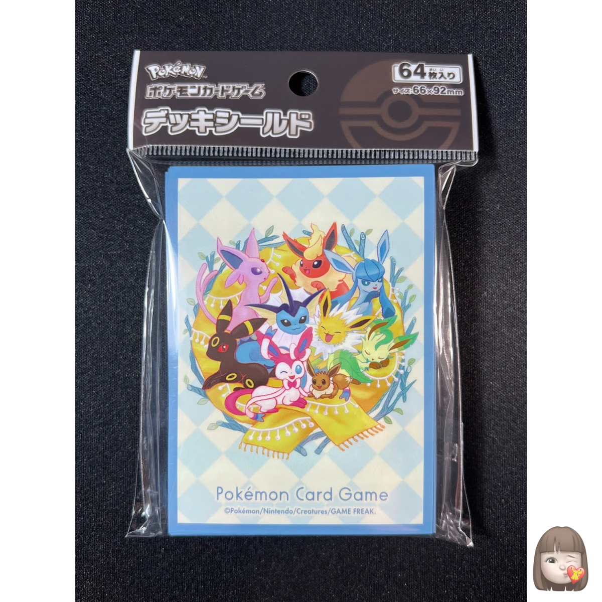 Eevees 64 Sleeves Japanese Pokemon Official Deck Shield