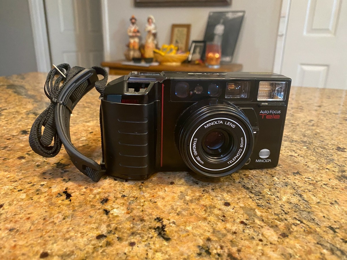Minolta AF-Tele Auto Focus 38mm/60mm Lens 35mm Point & Shoot Film