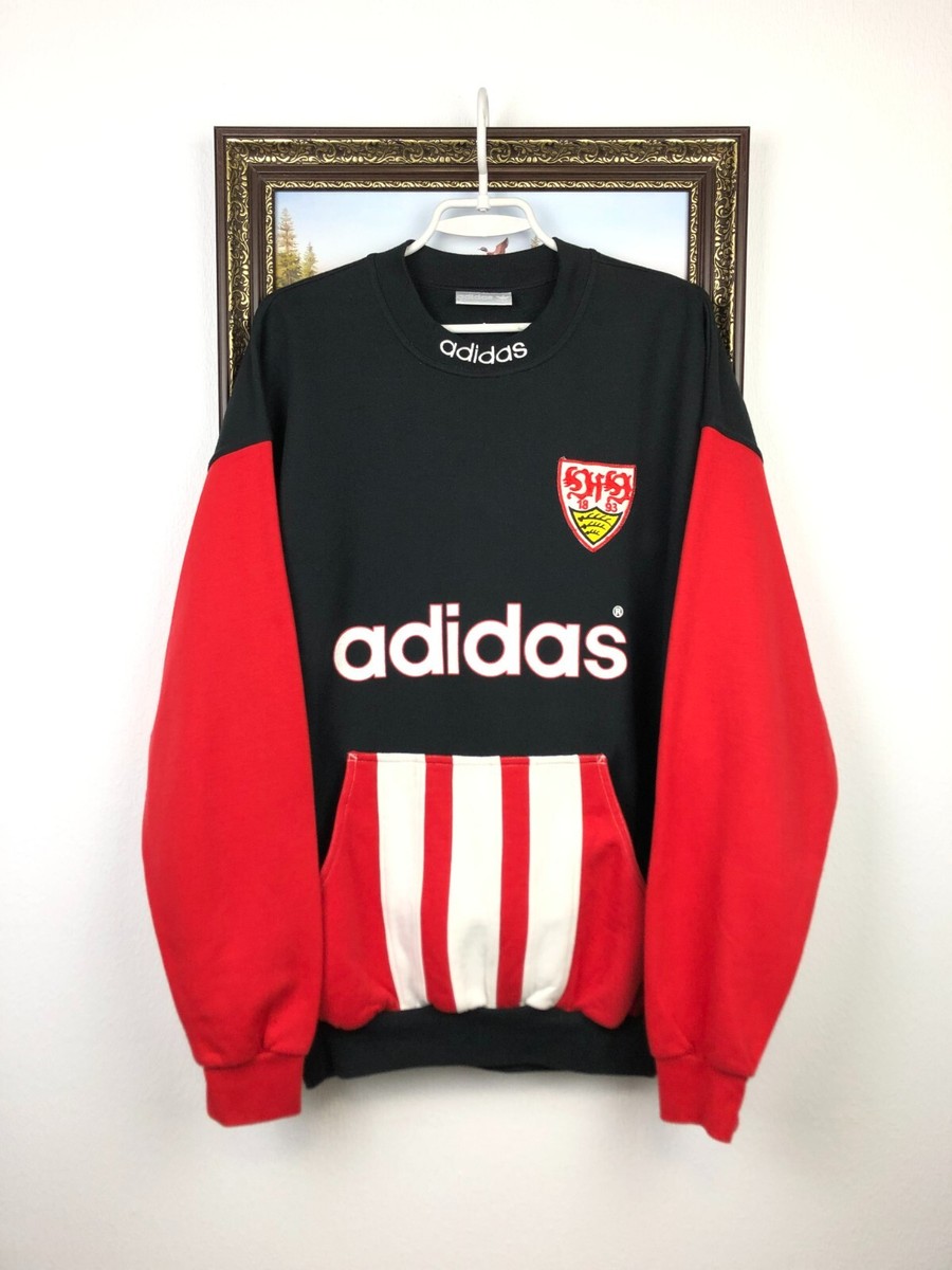 Vintage 90's Adidas VfB Stuttgart Football Sweatshirt Soccer