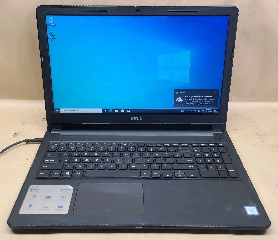 Dell Inspiron 15 3567 8 GB RAM PC 2.50-2.99 GHz Processor Speed