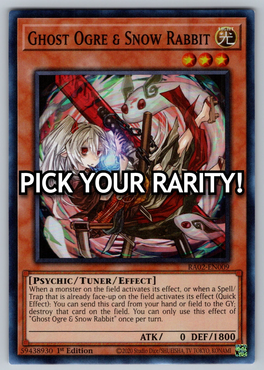 Ghost Ogre & Snow Rabbit Yu-Gi-Oh! TCG Secret Rare Individual