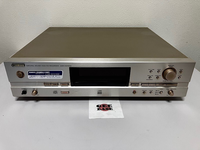YAMAHA CDR-HD1500 HDD/CD Recorder Player Confirmed Operation Free