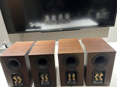 B&W Bowers & Wilkins CM1 Bookshelf Speakers PAIR | eBay