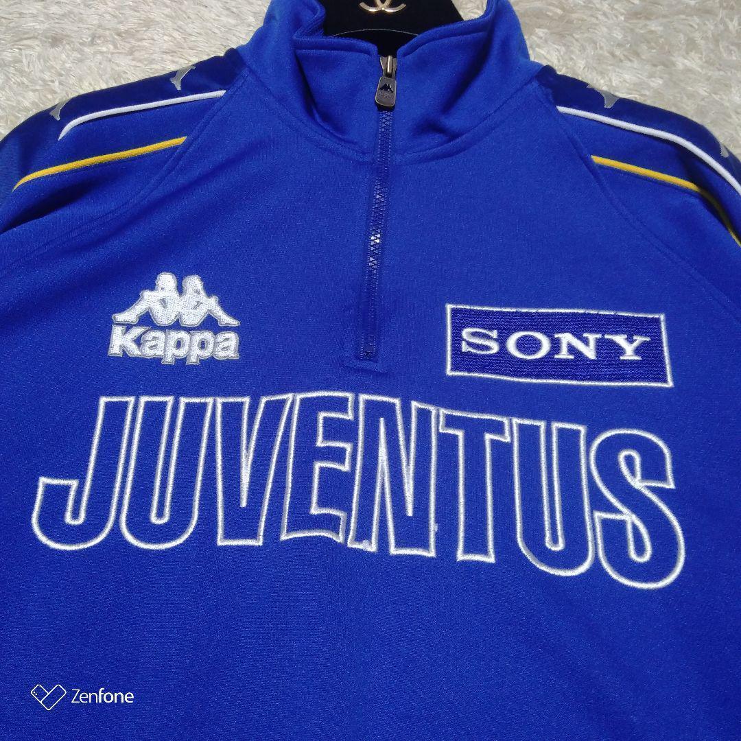 Kappa Juventus SONY Tracksuit 90s Blue Jacket Pants Set Size L