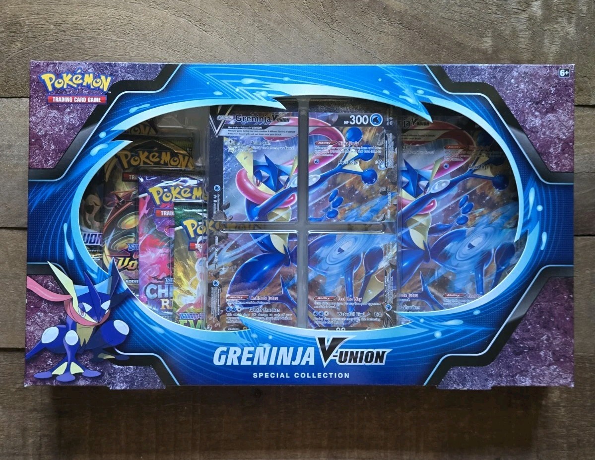 Pokemon Greninja V-Union Special Collection Box Sword And Shield