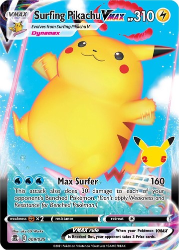 PSA10 Pikachu VMAX 006 015 25th Anniversary Golden Box Pokemon
