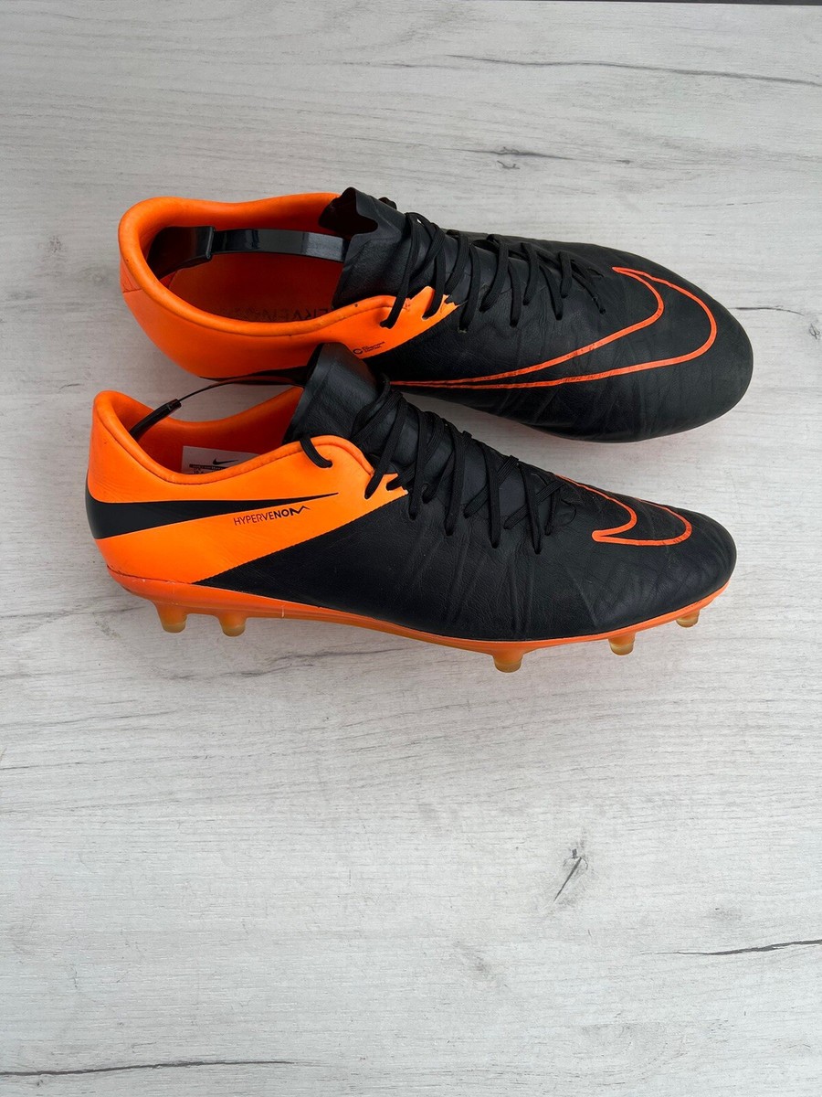 Nike Hypervenom Phinish ll FG ACC Black Orange 759980-008 Leather