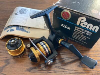 PENN 4200ss Spinning reel with spare spool and original box manual