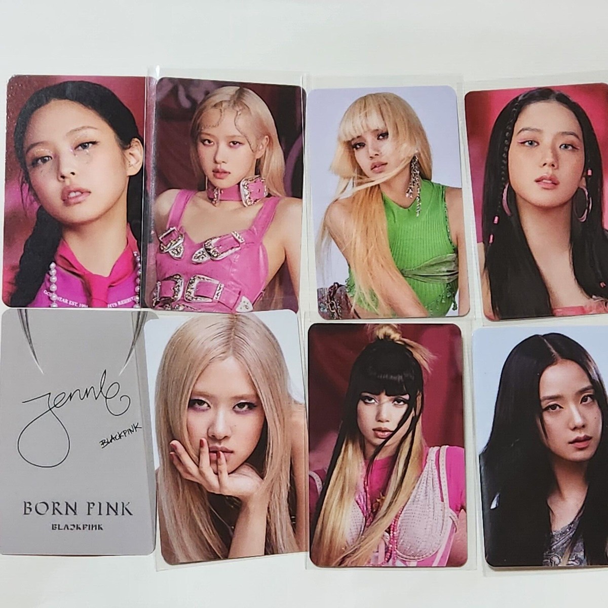 BLACK PINK 2ND Album Born Pink Ktown4U Lucky Draw Photocard POB