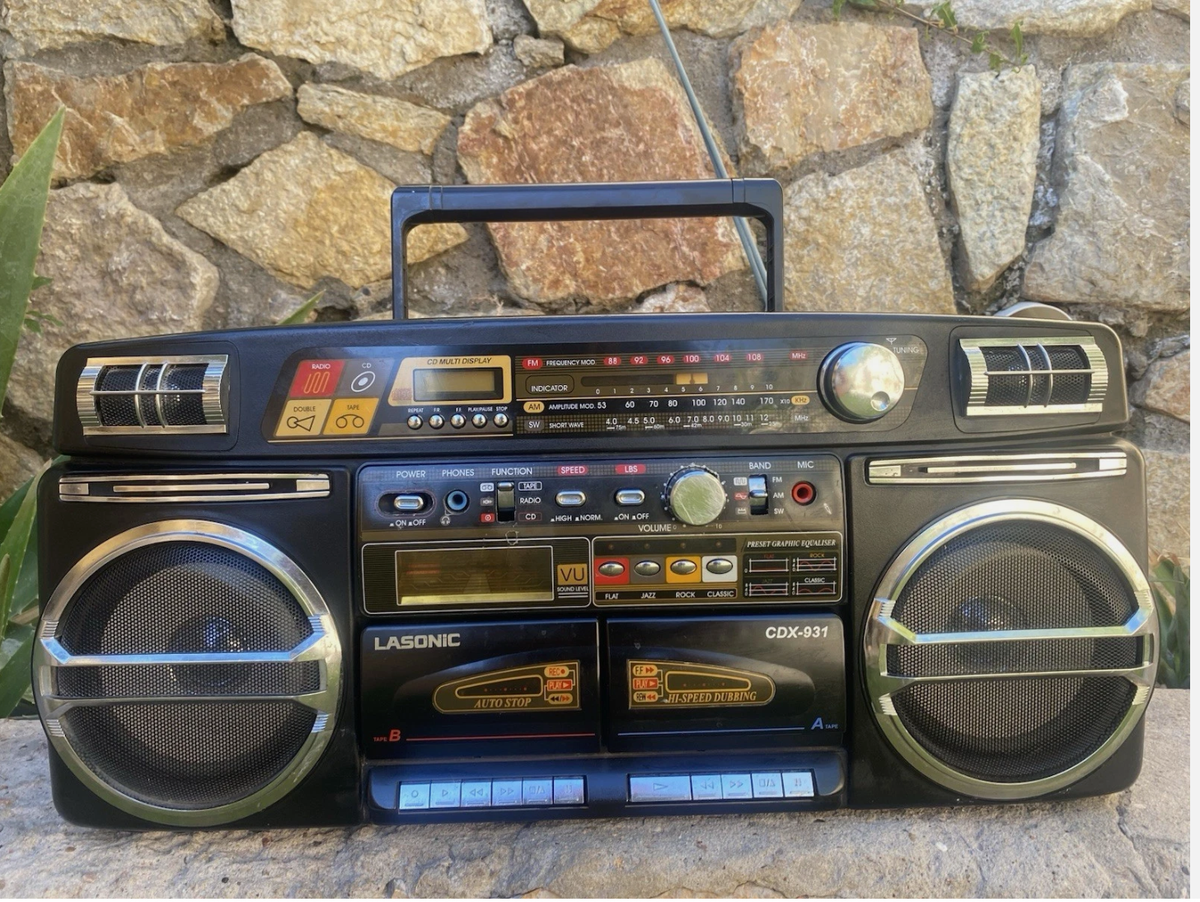 Vintage Boombox Lasonic CDX-931 CDX931 Radio Cassette CD Player | eBay
