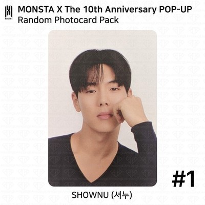 Monsta X The 10th Anniversary POP-UP MD Random Photocard Pack KPOP