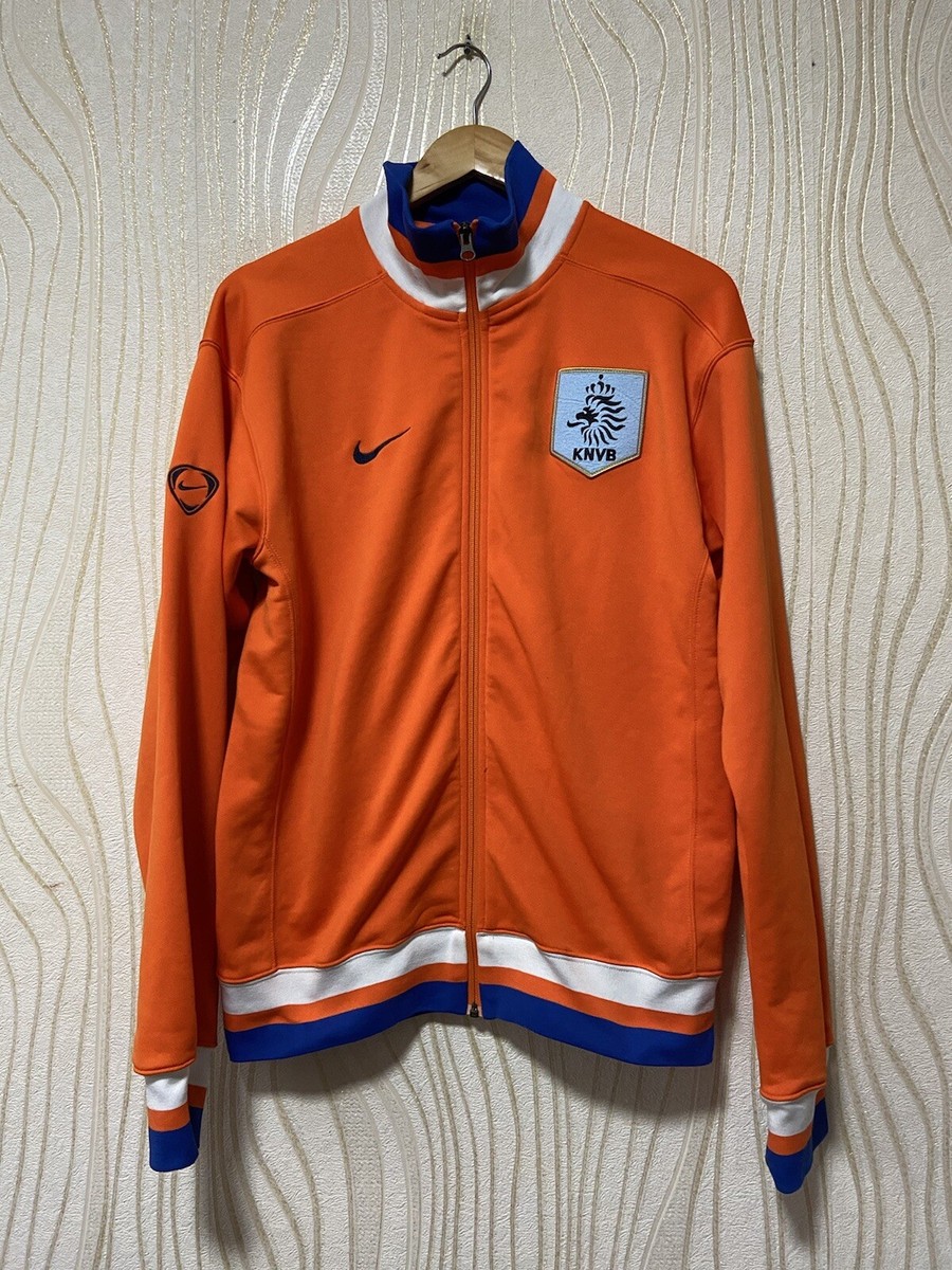 NETHERLANDS 2010 FOOTBALL SOCCER TRACK TOP JACKET NIKE sz L MEN