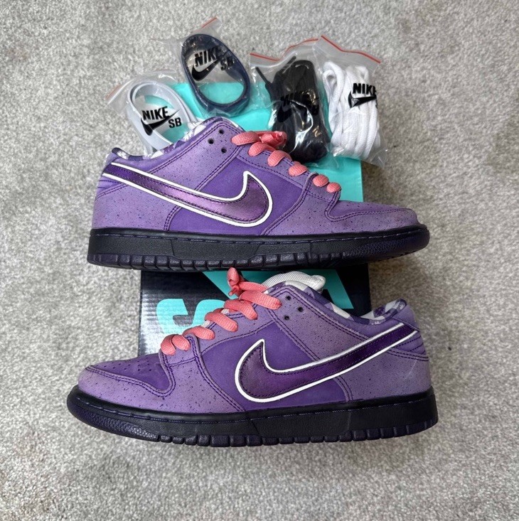 Concepts Nike SB Dunk Low Purple Lobster BV1310-555 US 7.5