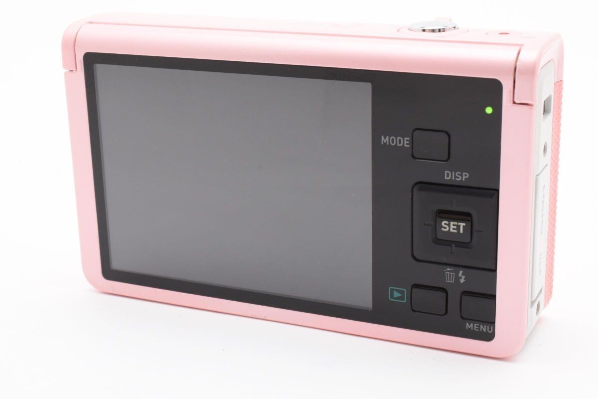 CASIO HIGH SPEED EXILIM EX-ZR70 Pink Digital Camera Selfie Tilt