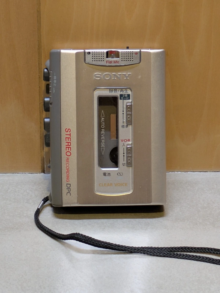 Sony TCS-600 Stereo cassette recorder Player Portable Confirmed