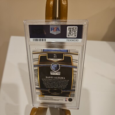 2021-22 Select Santi Aldama Blue Shimmer Prizm Concourse RC