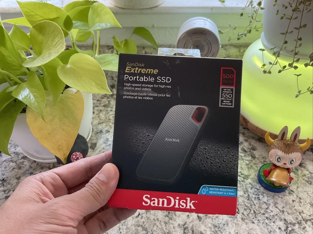 Sandisk Extreme Portable SSD 500GB Solid State Drive Type-C