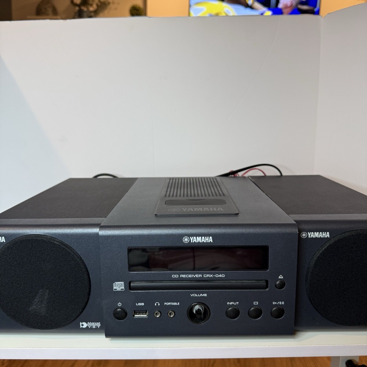 Yamaha CRX-040 CD Receiver - with Speakers - Parts Only - | eBay