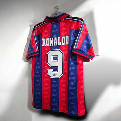 Barcelona Home - 96/97 - Retro - Football Soccer - RONALDO # 9