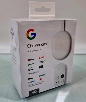 Google Chromecast HD with Google TV WIFI HDMI Digital SORRY OUT OF