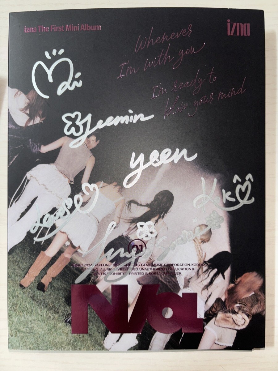 IZNA [N/a] All Member Autographed Signed Album | eBay