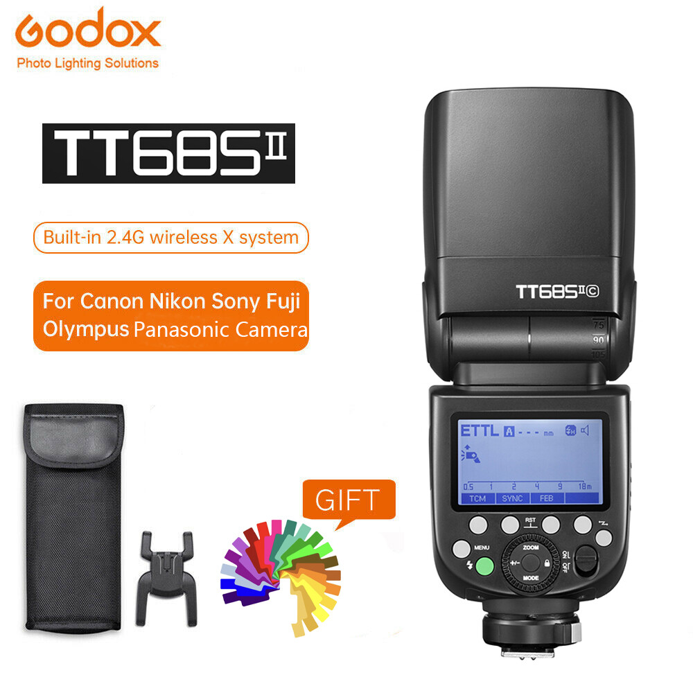 Godox TT685II TT685 II C/N/S/F/O TTL HSS Flash Light Speedlite