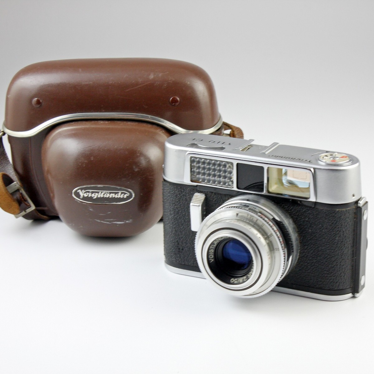 Voigtlander Vito CL 35mm Camera + 50mm f/2.8 Lanthar & Case | eBay