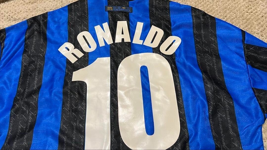 Ronaldo 10 XL INTER MILAN 1997 1998 Home Maglia Shirt Umbro Brazil