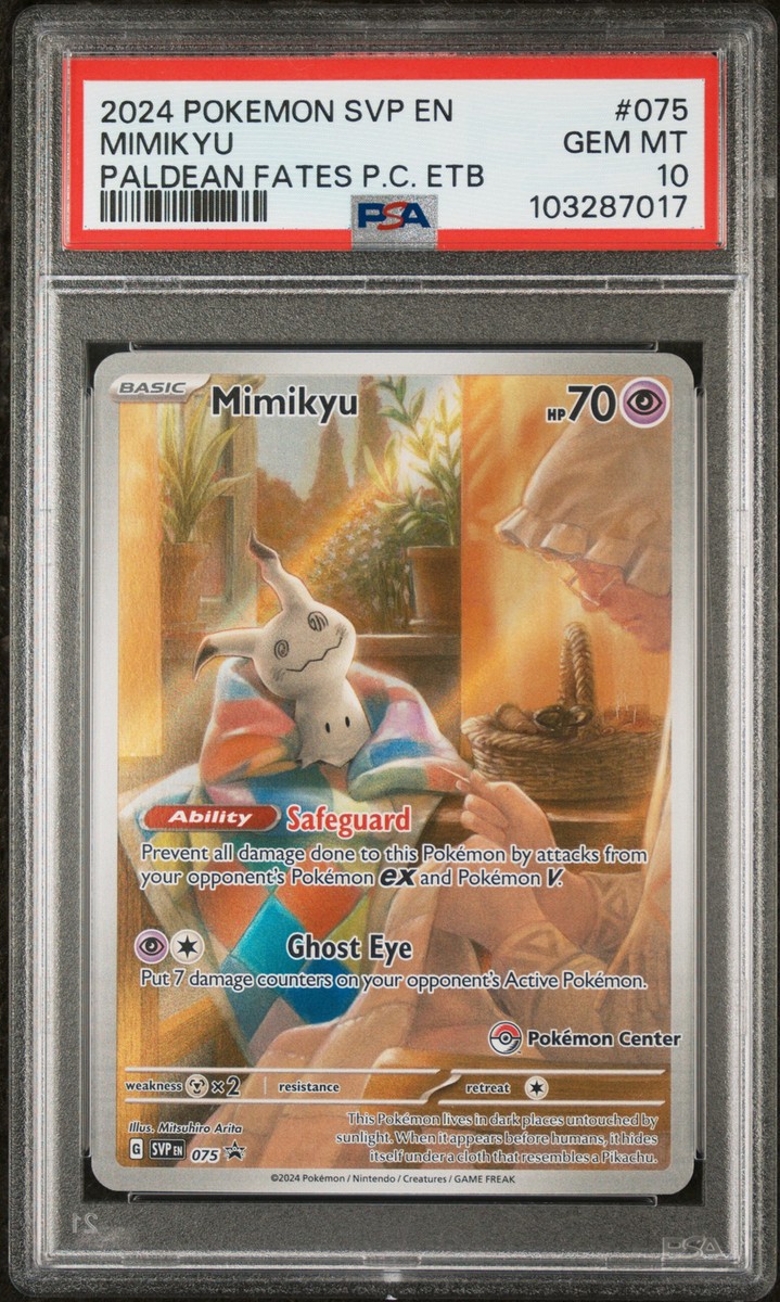 2024 POKEMON PALDEAN FATES POKEMON CENTER ETB PROMO SVP EN #075