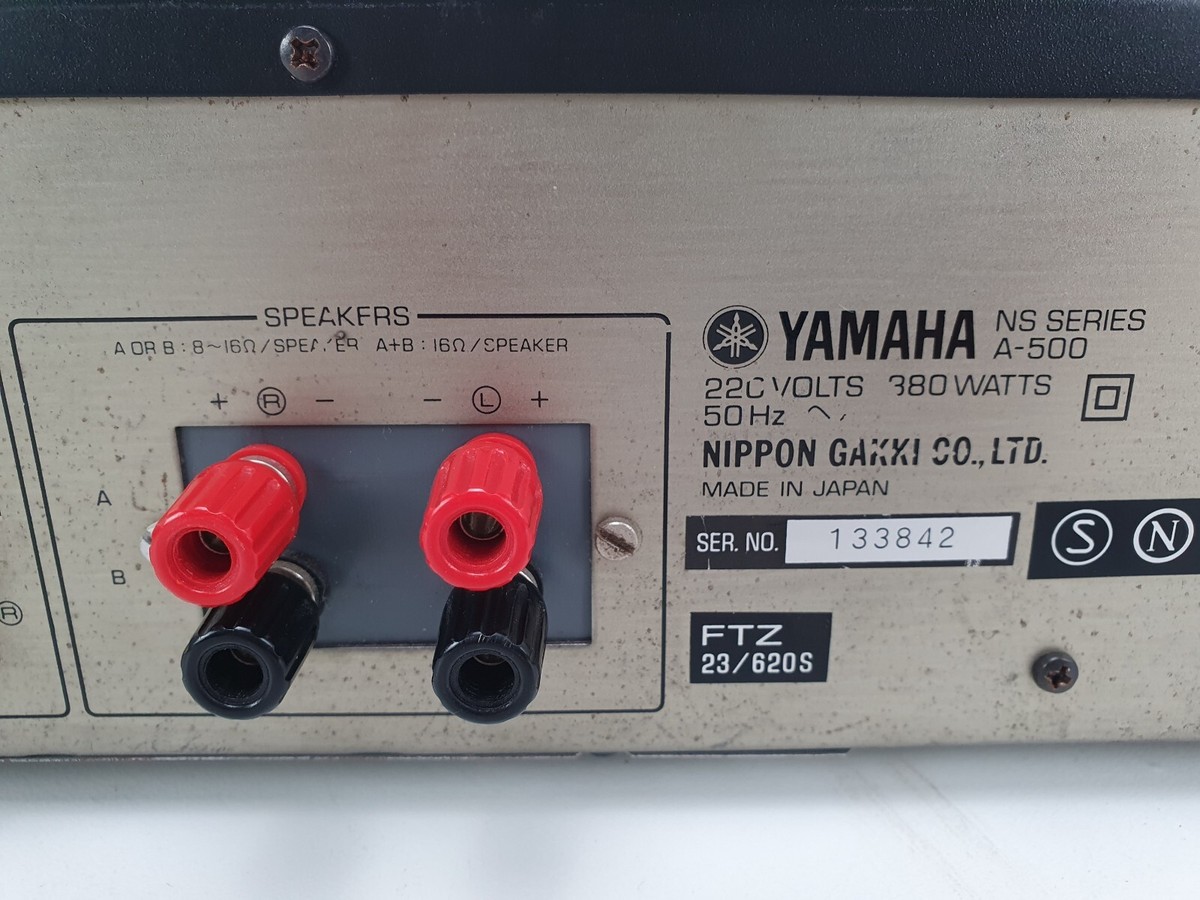 Yamaha A-500 Natural sound Stereo Amplifier - Serviced | eBay