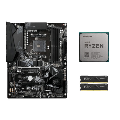 Gigabyte X570 GAMINGX Motherboard+ AMD Ryzen 9 5950X CPU+2x DDR4
