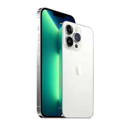 Apple iPhone 13 Pro Max A2484 128GB Silver Locked- For GCI